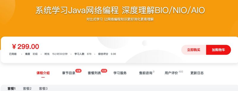 [381] 系统学习Java网络编程 深度理解BIO/NIO/AIO风筝自习室-课程资源-网盘资源风筝自习室