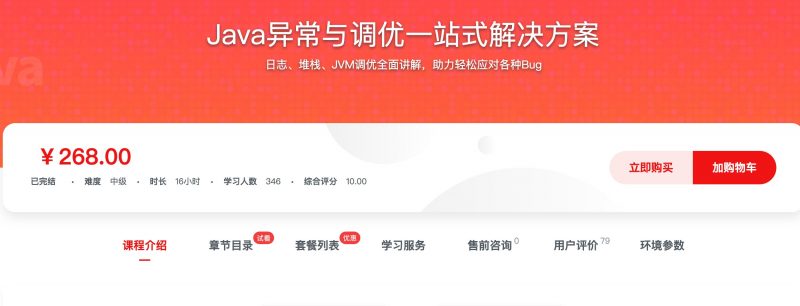 [500] Java异常与调优一站式解决方案 - 网盘下载风筝自习室-课程资源-网盘资源风筝自习室